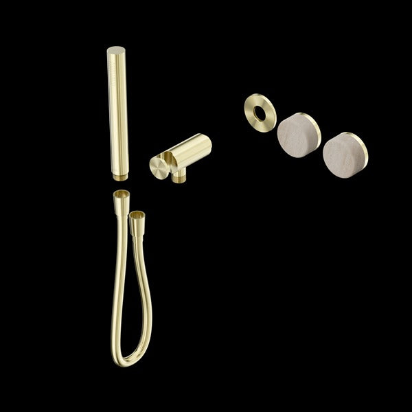Nero Serenity Progressive Shower System with Rome Travertine Handle and Slim Shower Trim Kit (Requires in Wall Body 24c020)