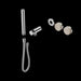 Nero Serenity Progressive Shower System with Rome Travertine Handle and Slim Shower Trim Kit (Requires in Wall Body 24c020)