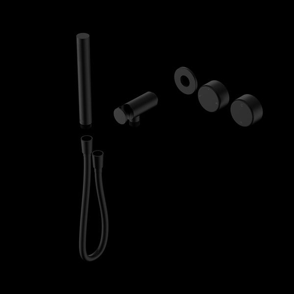 Nero Serenity Progressive Shower System with Metal Handle and Slim Shower Trim Kit (Requires in Wall Body 24c020)