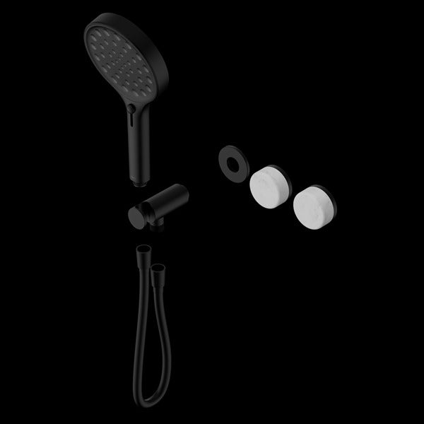 Nero Serenity Progressive Shower System with Carrara Handle and Serenity Hand Shower Trim Kit (Requires in Wall Body 24c020)