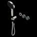 Nero Serenity Progressive Shower System with Verde Alpi Handle and Serenity Hand Shower Trim Kit(requires in Wall Body 24c020)