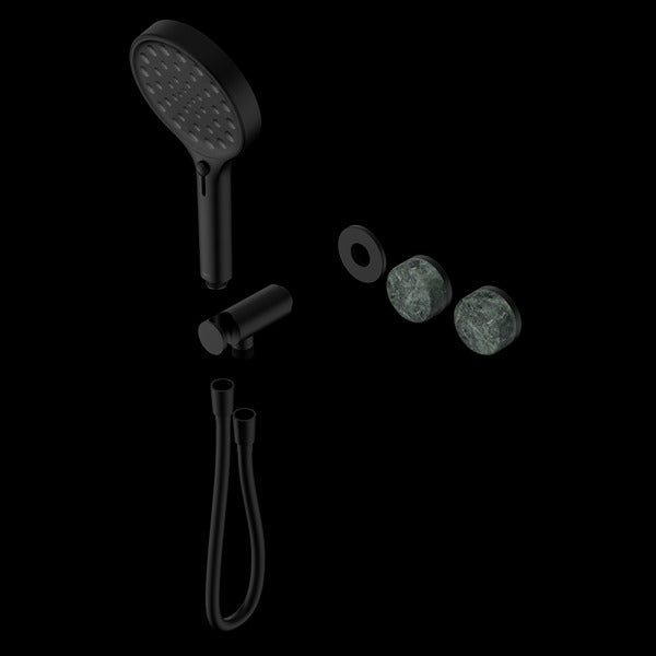 Nero Serenity Progressive Shower System with Verde Alpi Handle and Serenity Hand Shower Trim Kit(requires in Wall Body 24c020)