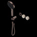 Nero Serenity Progressive Shower System with Rome Travertine Handle and Serenity Hand Shower Trim Kit (Requires in Wall Body 24c020)
