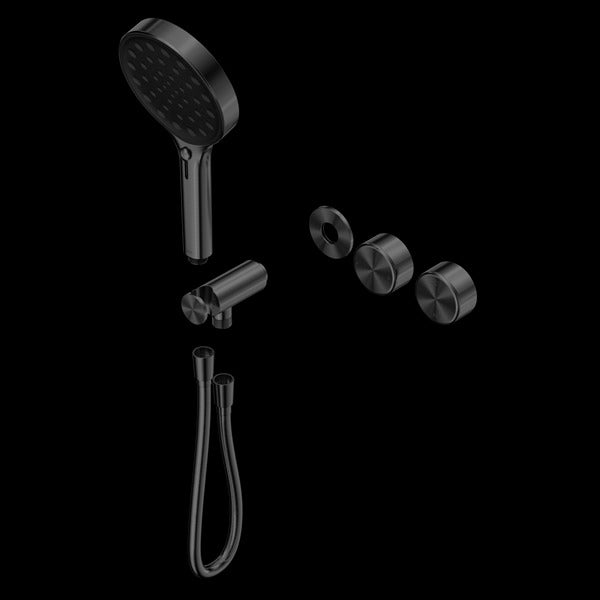 Nero Serenity Progressive Shower System with Metal Handle and Serenity Hand Shower Trim Kit (Requires in Wall Body 24c020)