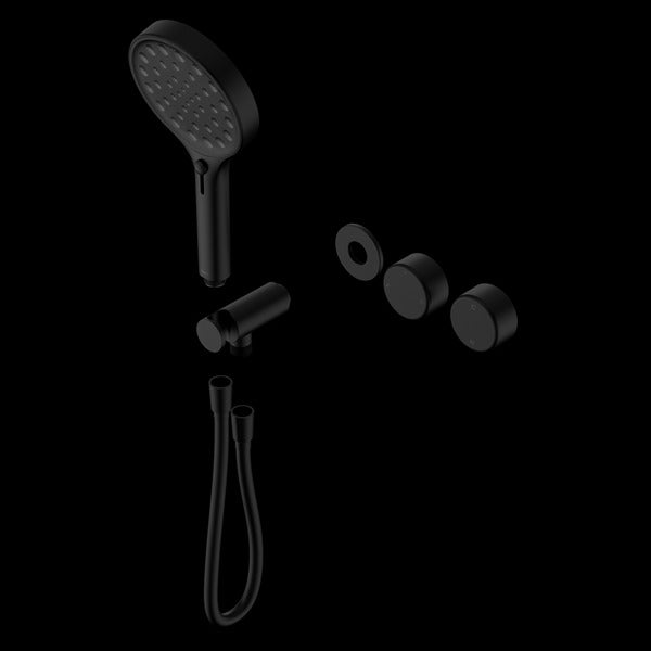 Nero Serenity Progressive Shower System with Metal Handle and Serenity Hand Shower Trim Kit (Requires in Wall Body 24c020)