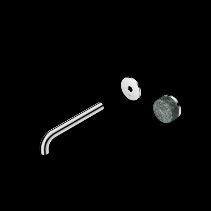 Nero Serenity Progressive Wall Basin Mixer Spout With Verde Alpi Handle Trim Kit (Requires in Wall Body 24C020)