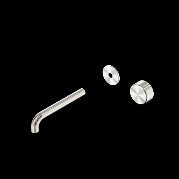 Nero Serenity Progressive Wall Basin Mixer Spout With Metal Handle Trim Kit (Requires in Wall Body 24C020)