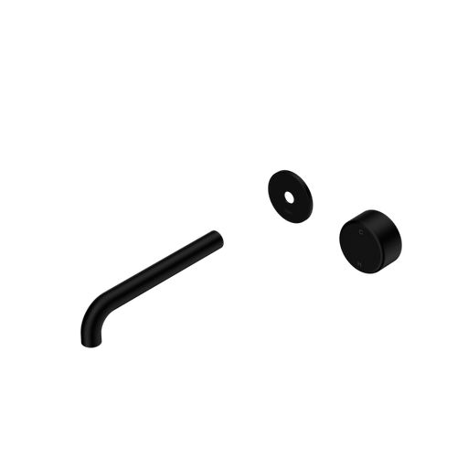 Nero Serenity Progressive Wall Basin Mixer Spout With Metal Handle Trim Kit (Requires in Wall Body 24C020)