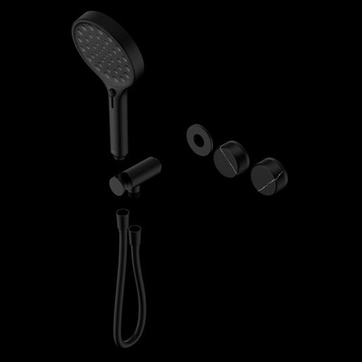 Nero Serenity Progressive Shower System with Marquina Black Handle and Serenity Hand Shower Trim Kit(requires in Wall Body 24c020)