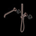 Nero Serenity Progressive Shower System with Spout with Marquina Black Handle and Slim Shower