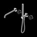 Nero Serenity Progressive Shower System with Spout with Marquina Black Handle and Slim Shower