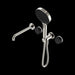 Nero Serenity Progressive Shower System with Spout with Marquina Black Handle and Serenity Hand Shower