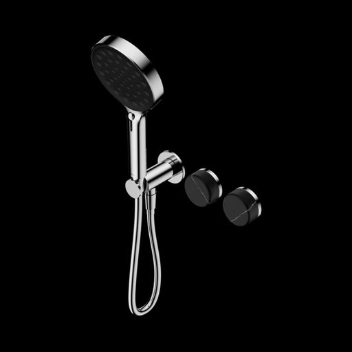 Nero Serenity Progressive Shower System With Marquina Black Handle And Serenity Hand Shower