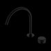 Nero Serenity Progressive Bath/kitchen Mixer Arc Spout with Marquina Black Handle