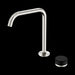 Nero Serenity Progressive Bath/Kitchen Mixer Edge Spout With Marquina Black Handle