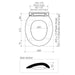 Caroma Caravelle Toilet Seat SC QR ST/ST Hinge with GermGard®