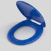 Caroma Caravelle Care Double Flap Toilet Seat (Sorrento Blue) with GermGard®