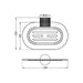 Nero Opal Soap Dish Holder