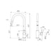 Nero Dolce II Pull Out Sink Mixer
