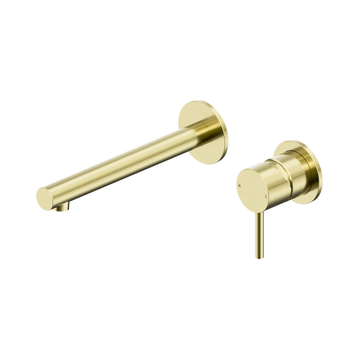 Nero Dolce II Wall Basin/Bath Mixer Separate Back Plate