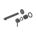 Nero Dolce II Wall Basin/Bath Mixer Separate Back Plate Trim Kits Only