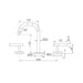 Nero Mecca Lever Basin Set Edge Spout