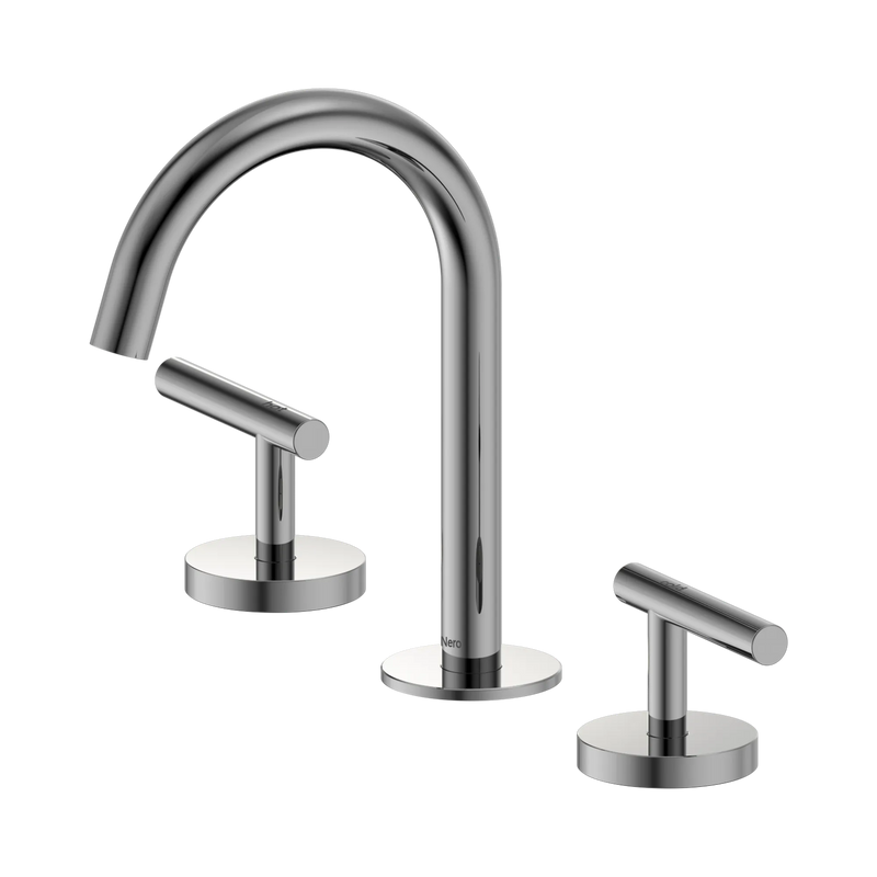 Nero Mecca Lever Basin Set Arc Spout