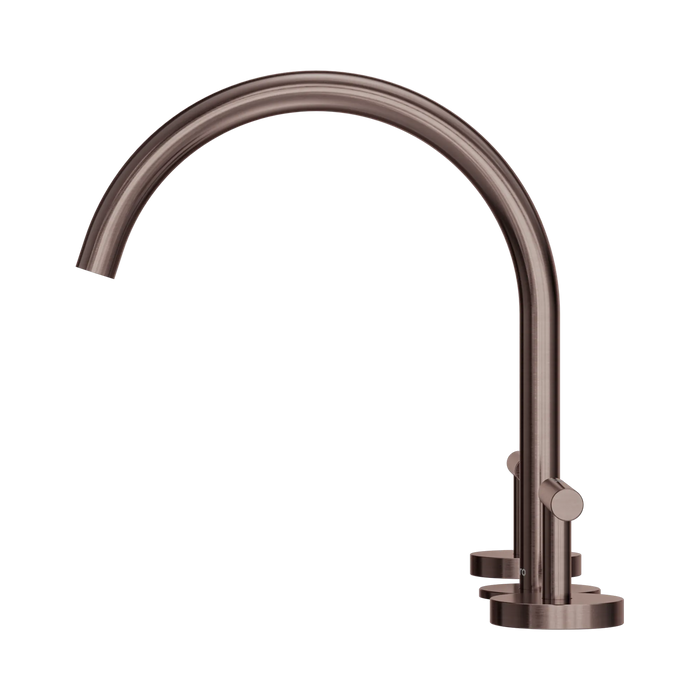 Nero Mecca Lever Bath/Kitchen Set Arc Spout