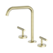Nero Mecca Lever Bath/Kitchen Set Edge Spout