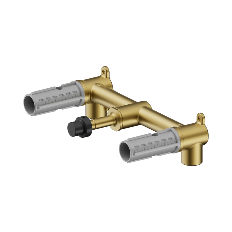 Nero Mecca Lever Wall Basin/Bath Set Body