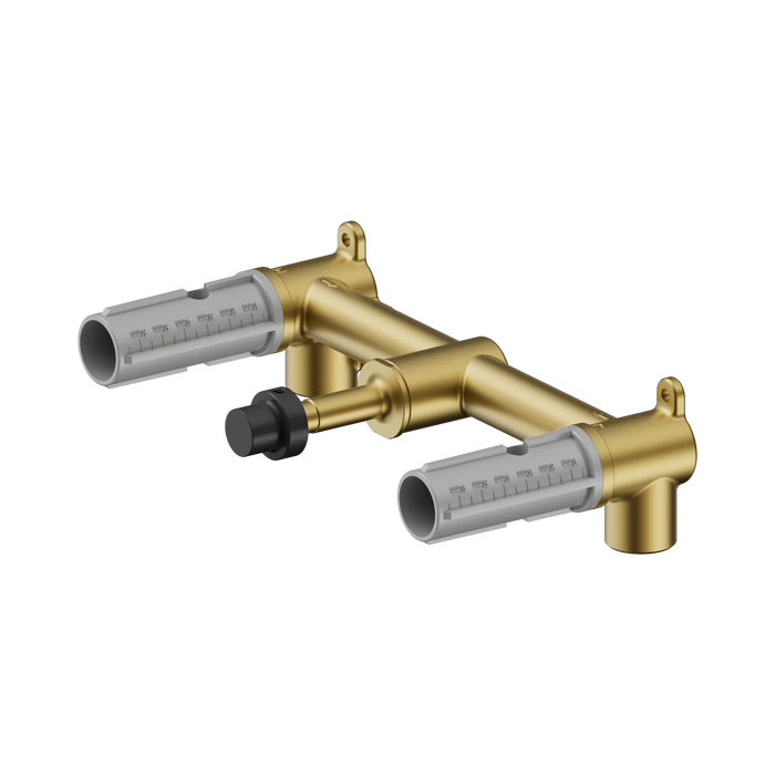Nero Mecca Lever Wall Basin/Bath Set Body