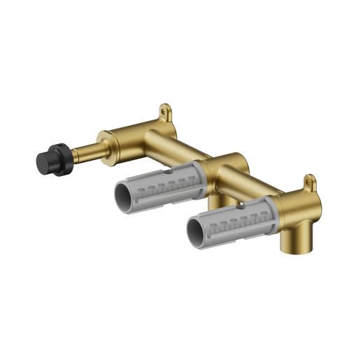 Nero Mecca Lever Wall Basin/Bath Set Offset Spout Body
