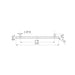 Nero Mecca Appliance Pull 520mm