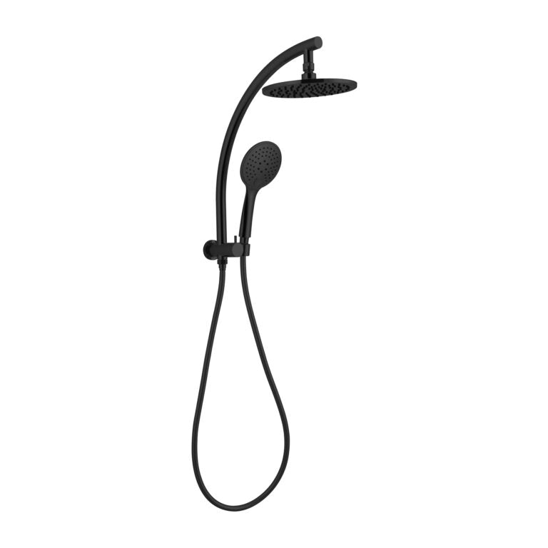 Nero Dolce 2 in 1 Twin Shower Matte Black