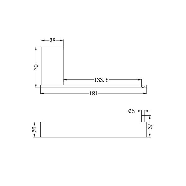 Nero Celia Toilet Roll Holder