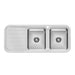 Phoenix 1000 Series Double Right Hand Bowl Sink with Drainer and Taphole