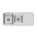 Phoenix 1000 Series 1 and 3/4 Left Hand Bowl Sink with Drainer and Taphole
