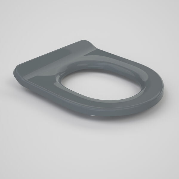 Caroma Liano Single Flap Care Seat Anthracite Grey with - with GermGard®