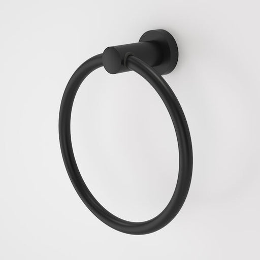 Caroma Cosmo Metal Towel Ring Black