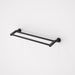 Caroma Cosmo Metal Double Towel Rail Black 630mm