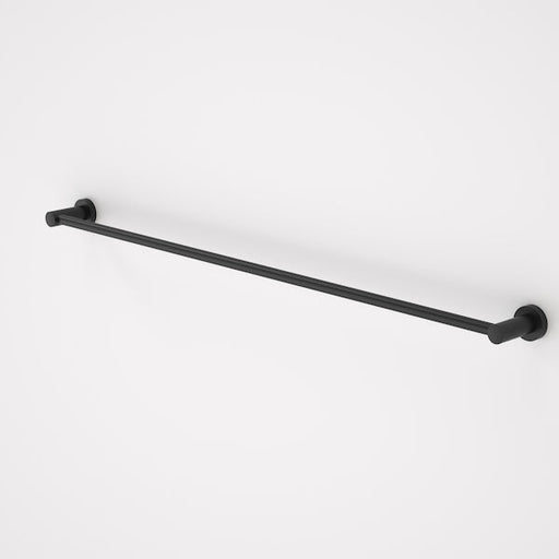 Caroma Cosmo Metal Single Towel Rail Black 930mm