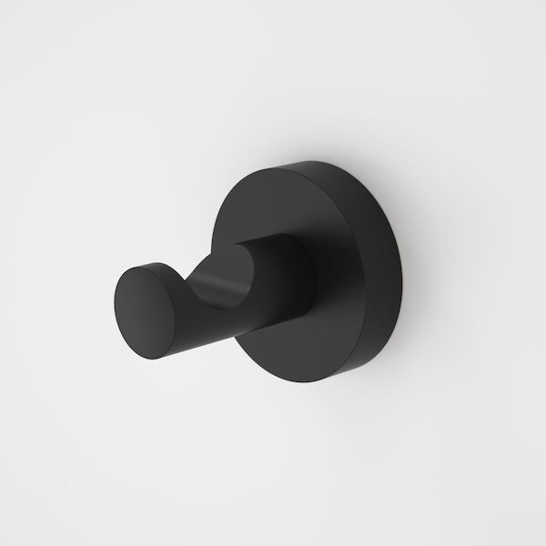 Caroma Cosmo Metal Robe Hook Black