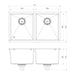 Phoenix 4000 Series Double Bowl Sink