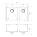Phoenix 4000 Series 1 and 3/4 Left Hand Bowl Sink
