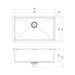 Phoenix 4000 Series Extra Large Single Bowl Sink 700mm