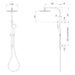 Phoenix Vivid Slimline SS 316 Twin Shower