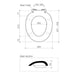 Caroma Pedigree II Seat White with GermGard®
