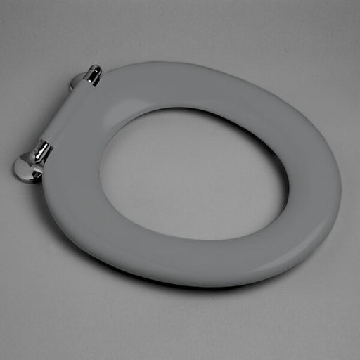 Caroma Pedigree II Single Flap Care Seat Anthracite Grey with GermGard®