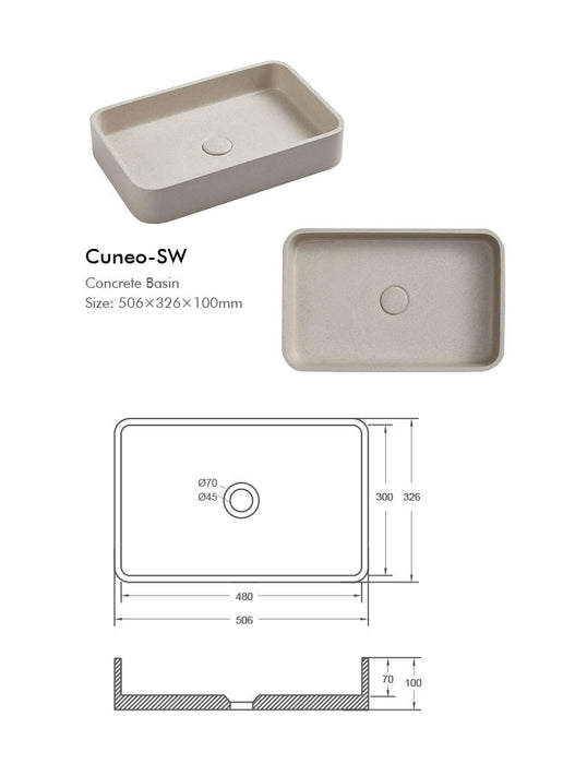 BNK CUNEO SW Concrete Basin