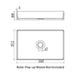 Nero Opal Rectangle Stainless Steel Basin